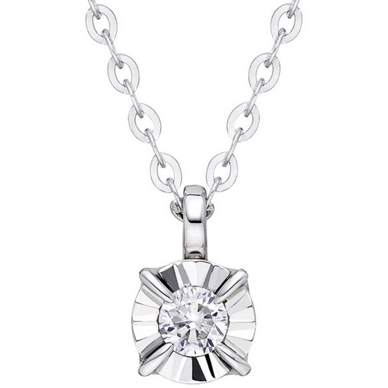 18K 데이지 1부 다이아 목걸이 DS0539N01