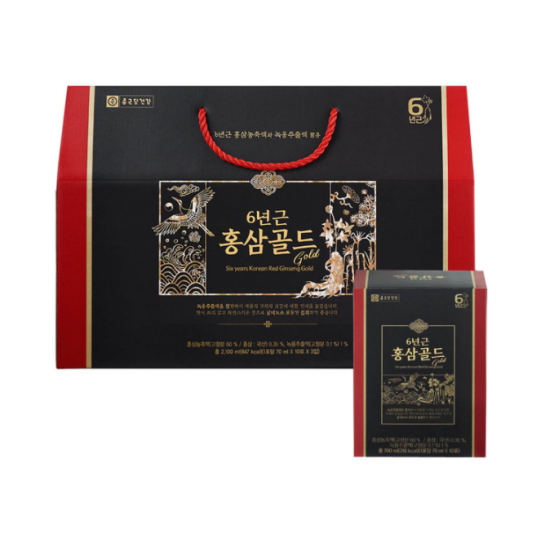 종근당건강 6년근 홍삼골드 70ml 30포 (2개)_이미지