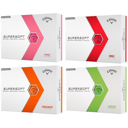 캘러웨이 2023 슈퍼소프트 23 (무광컬러공, 12개)_이미지