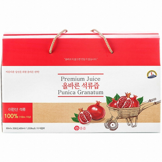 로그온커머스 올즙 올바른 석류즙 80ml 30포 (2개)_이미지