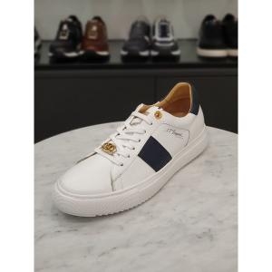 에스티듀퐁 슈즈 포인트 배색 남성 스니커즈 PE2FMC2SN454PWH