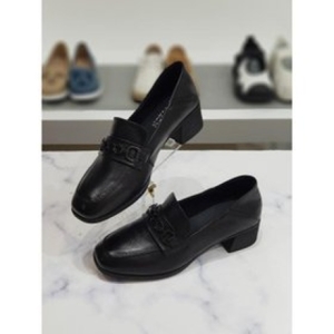 한슈 셀러허브 아울렛 세이브존03 가죽 폴링 체인 미들 로퍼힐 4cm HS37215bb 셀러허브_이미지
