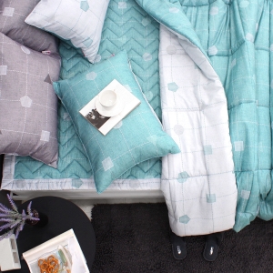  천사몽 굿몽 피치스킨 차렵이불 도브 [퀸 Q] 상품이미지