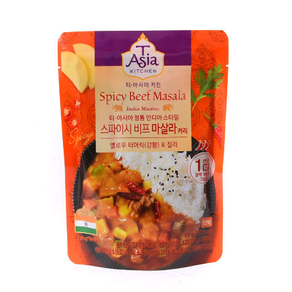 샘표식품 티아시아키친 스파이시 비프 마살라 커리 170g (2개)_이미지