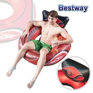 베스트웨이 BW 43093KR 하이드로포스 목받침 물놀이 튜브