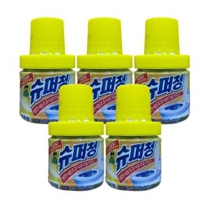 산도깨비 슈퍼청 변기세정제 병타입 180g (5개)_이미지