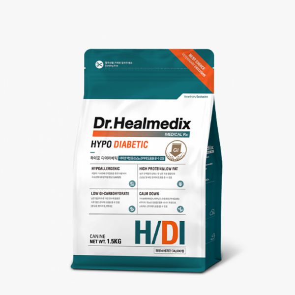 우리와 닥터힐메딕스 독 하이포 다이아베틱 H/DI 1.5kg (1개)