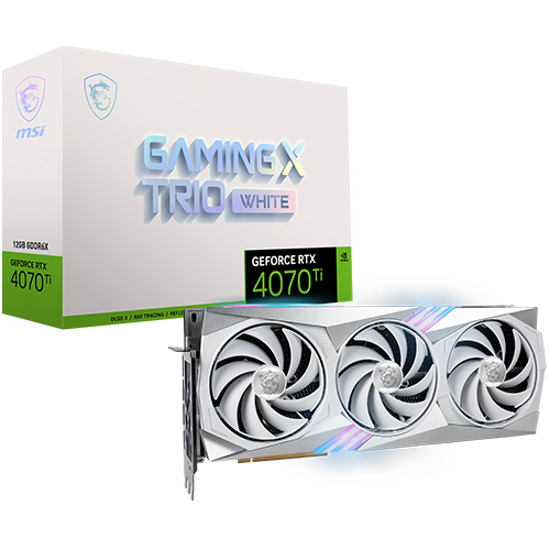 MSI 지포스 RTX 4070 Ti 게이밍 X 트리오 화이트 D6X 12GB 트라이프로져3_이미지