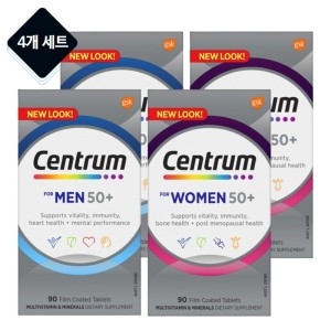 센트룸 실버 남여 세트 180정 포맨 실버 포우먼 실버 50세 이상 멀티종합비타민