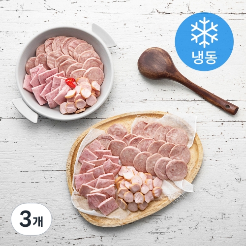 오뗄 부대찌개모듬햄 냉동 1.2kg (3개)_이미지