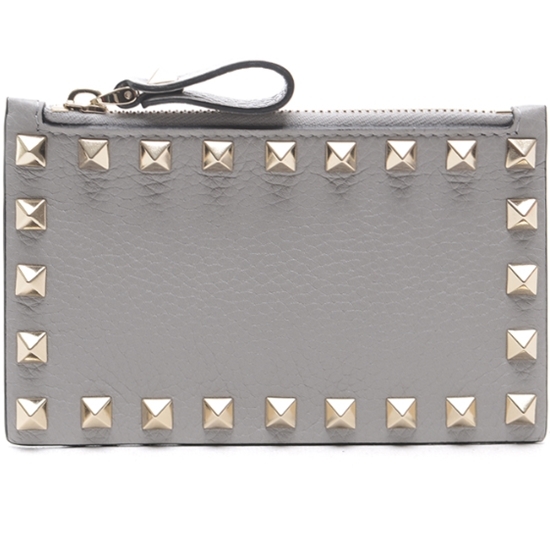 발렌티노 락스터드 지퍼 포켓 카드지갑 RW2P0548 VSH PR6