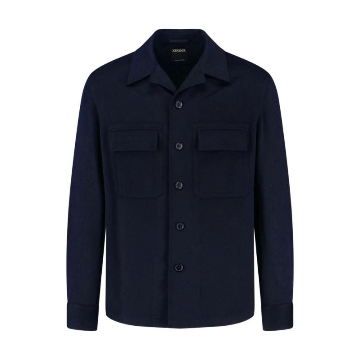 제냐 지퍼 디테일 스트레이트 헴 셔츠 RUGV01A2SOTM2 005G T