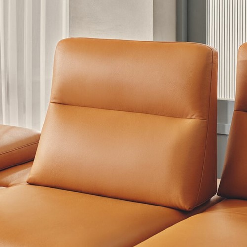 에싸 프레소 스윙기능 베티버 천연가죽 소파 4인용 (스툴포함)_이미지