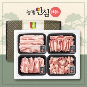 농협안심한돈 무항생제 한마음 선물세트 3호 1.2kg (1개)_이미지