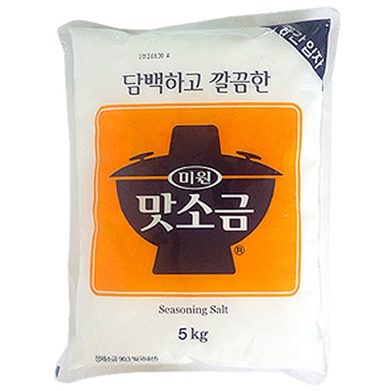 대상  미원 맛소금 5kg (4개)