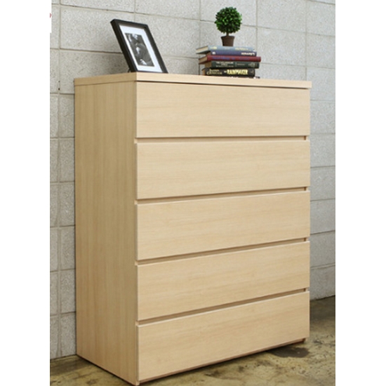 BIF보루네오 아르메 미엘 5단 서랍장 980_이미지