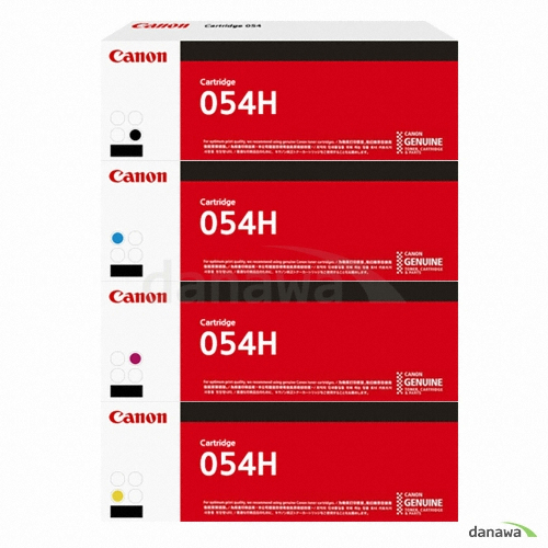 Canon 벌크 CRG-054HBK, CRG-054HC, CRG-054HM, CRG-054HY 4색 세트 (유통기간경과)_이미지