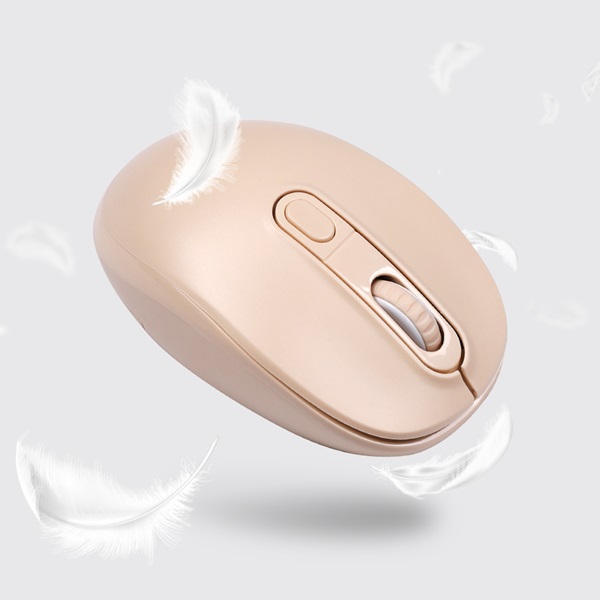 몬스타 가츠 X104W 콤보 무선 키보드 마우스 세트 (아몬드 오트밀)_이미지