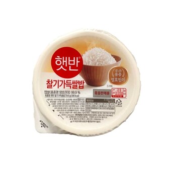 CJ제일제당 <b>햇반</b> 찰기가득 쌀밥 200g