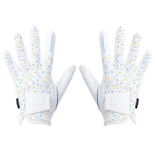 로사센 페인트 스플래쉬 패턴 여성용 골프장갑 (3개)_이미지