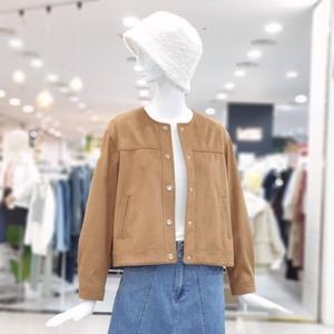 에이비에프지 노카라 보들 스웨이드 가죽 점퍼 FSPFZ5FL2G