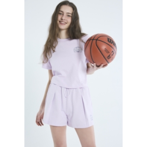 NBA PLAY GAME 여성 크롭 반팔 티셔츠 N242TS712P_이미지