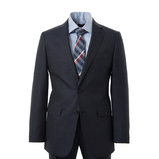 갤럭시 GX 네이비 솔리드 마이크로 조직 정장세트 GA6101X02R_이미지