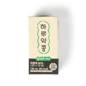 하루약콩 두유 190ml