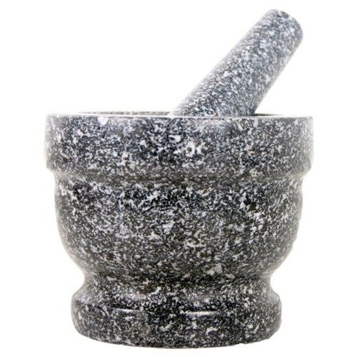 흑진주 자연석 돌절구 중 다지기 절구