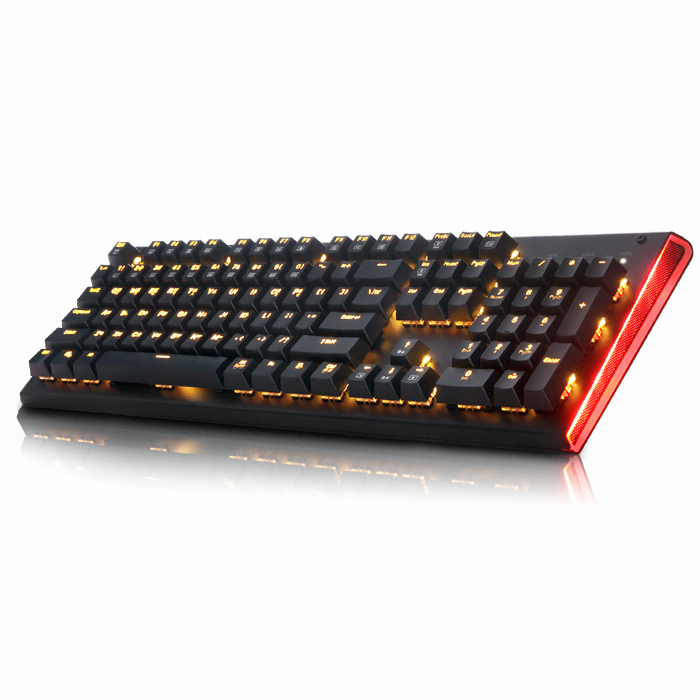 앱코 HACKER K740 LK 광축 완전방수 축교환 LED 게이밍 (블랙, 클릭)_이미지