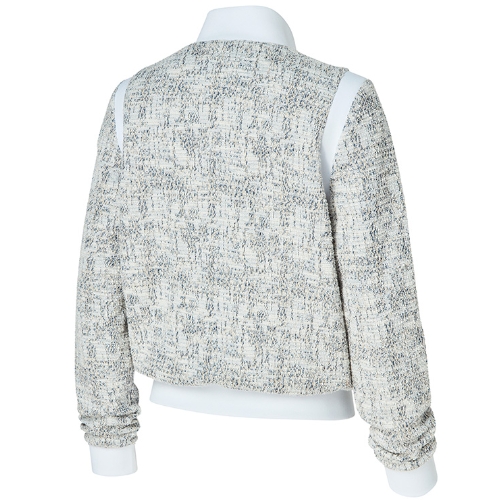 젝시믹스 트위드 집업 자켓 XGFGJ20H4_이미지