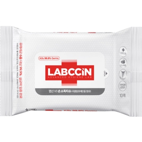 랩신 ㅤV3 손소독티슈 리필형 10매 (20팩)_이미지
