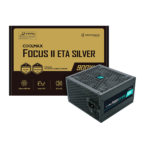����ũ�δн� COOLMAX FOCUS II 900W ETA SILVER PCIE5