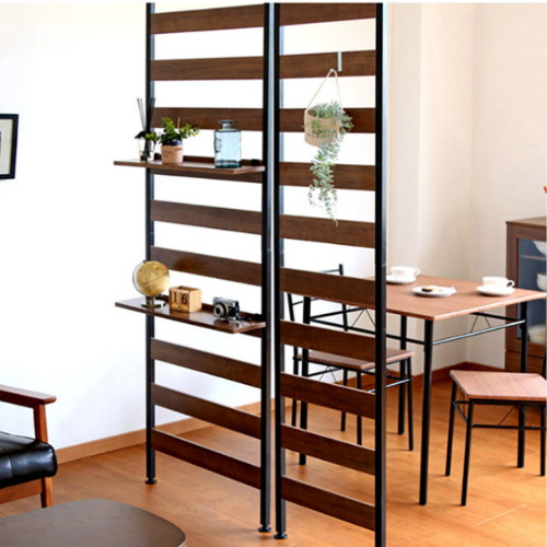 아이리스코리아 ㅤ우드 모던 행거 선반 파티션 WLR-T46_이미지