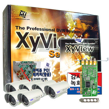 자이로컴 DVR 자이뷰PCI 적외선27 패키지6