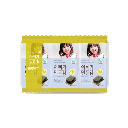 베베푸드 아빠가 만든 김 4g (6개)_이미지