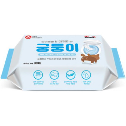 펫모닝 비데펫티슈 궁둥이 TS-720 30매