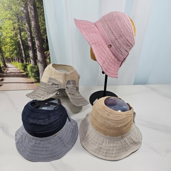 와이어 줄지 리본 지사 썬캡 벙거지 SMACC090