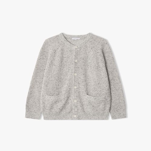 리버클래시 LLW51601 아이보리 엘보패치 링고 라운드넥 니트 가디건_이미지