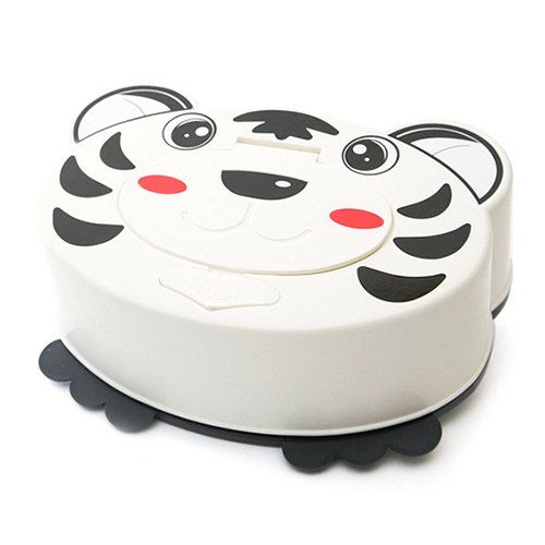 리빙페어 ㅤ푸시 물티슈 케이스 백호_이미지