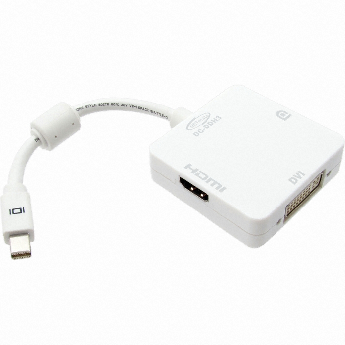 강원전자 NETmate Mini DisplayPort to DP/DVI/HDMI DC-DDH3 변환 젠더_이미지