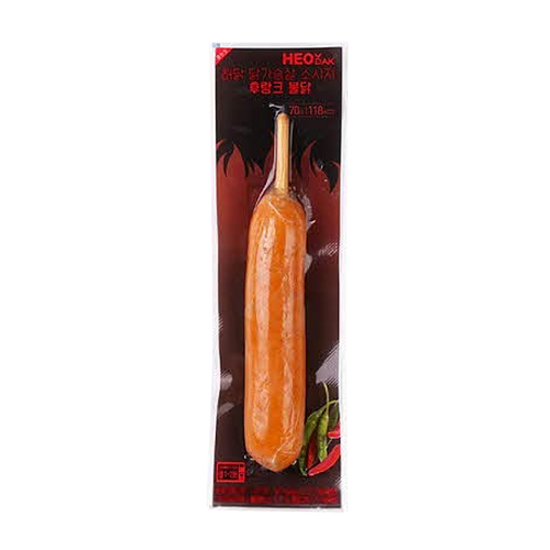 닭가슴살 소시지 후랑크 불닭 70g