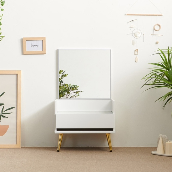 퍼스웰 도브 미니 좌식 화장대 500_이미지