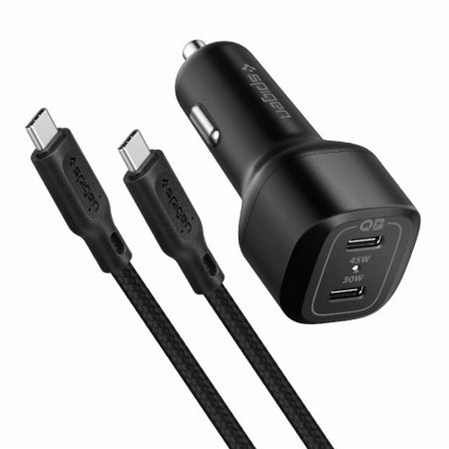 슈피겐 75W 차량용 초고속 충전기 PC2200 + C타입 케이블