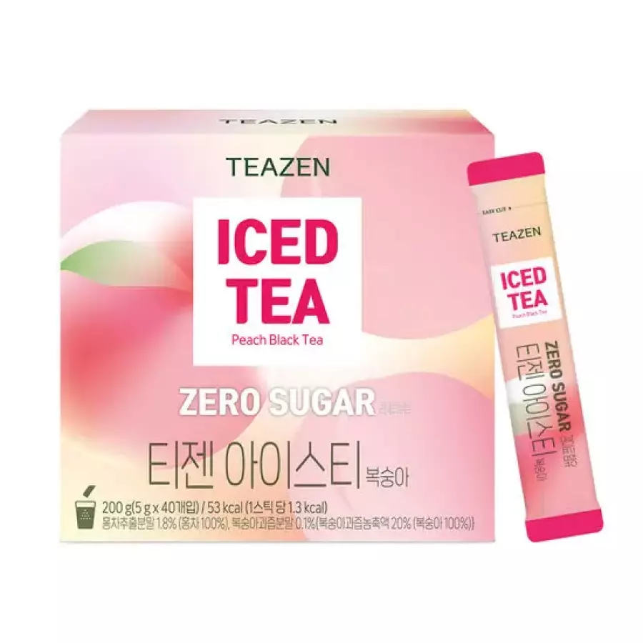 티젠 제로슈가 아이스티 복숭아 40개입 [1개]