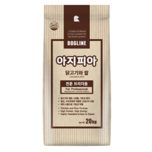 도그라인 아지피아 20kg (1개)_이미지