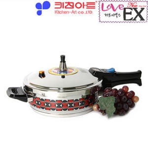 키친아트 EX전사 3중바닥 스텐 압력솥 (3.5L(6인용))_이미지