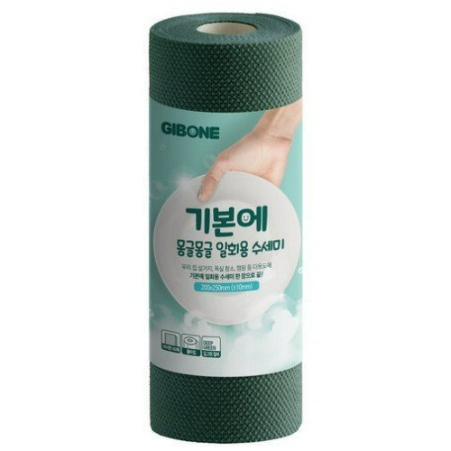 몽글몽글 일회용 수세미 그레이 60매