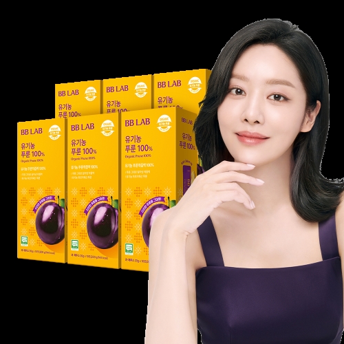뉴트리원 비비랩 유기농 푸룬 100% 20g 10포 (6개)