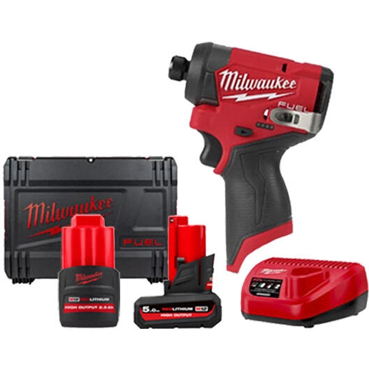 밀워키 M12 FID2 (2.5Ah+5.0Ah, 배터리 2개)_이미지